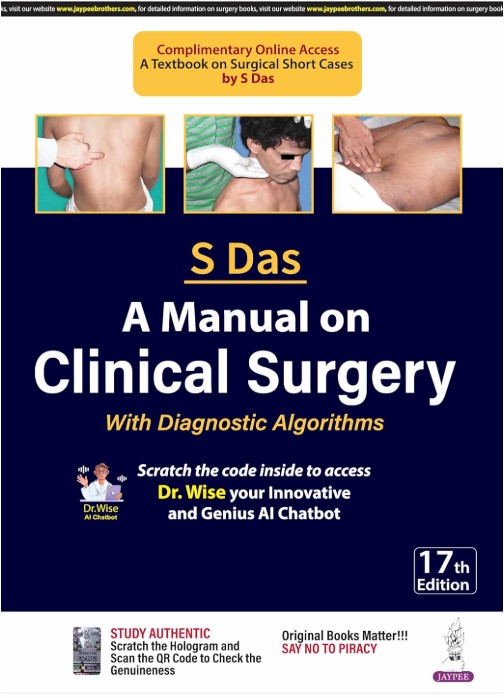 A Manual on Clinical Surgery: With Diagnostic Algorithms | 17th Edition